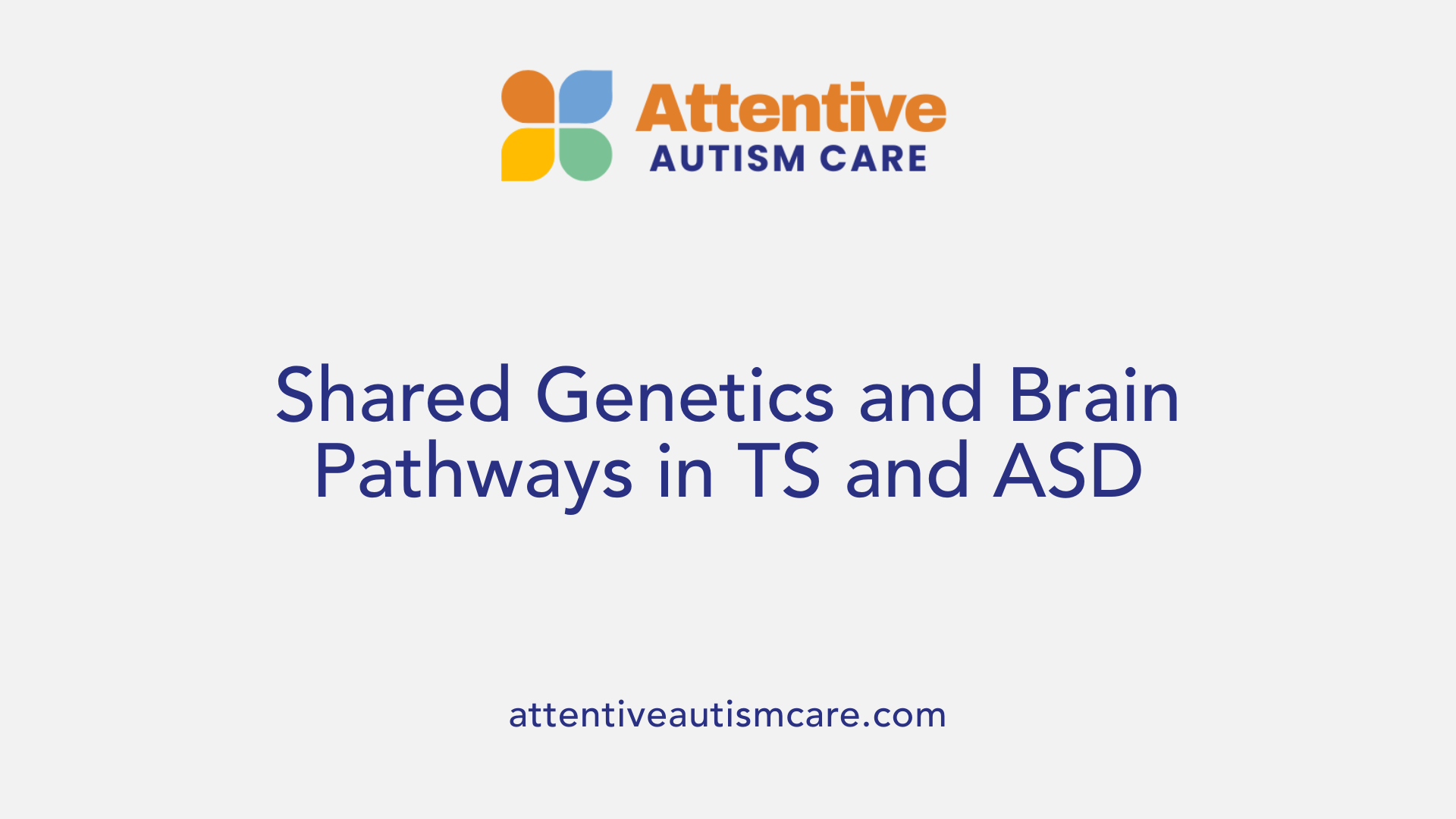 Shared Genetics and Brain Pathways in TS and ASD