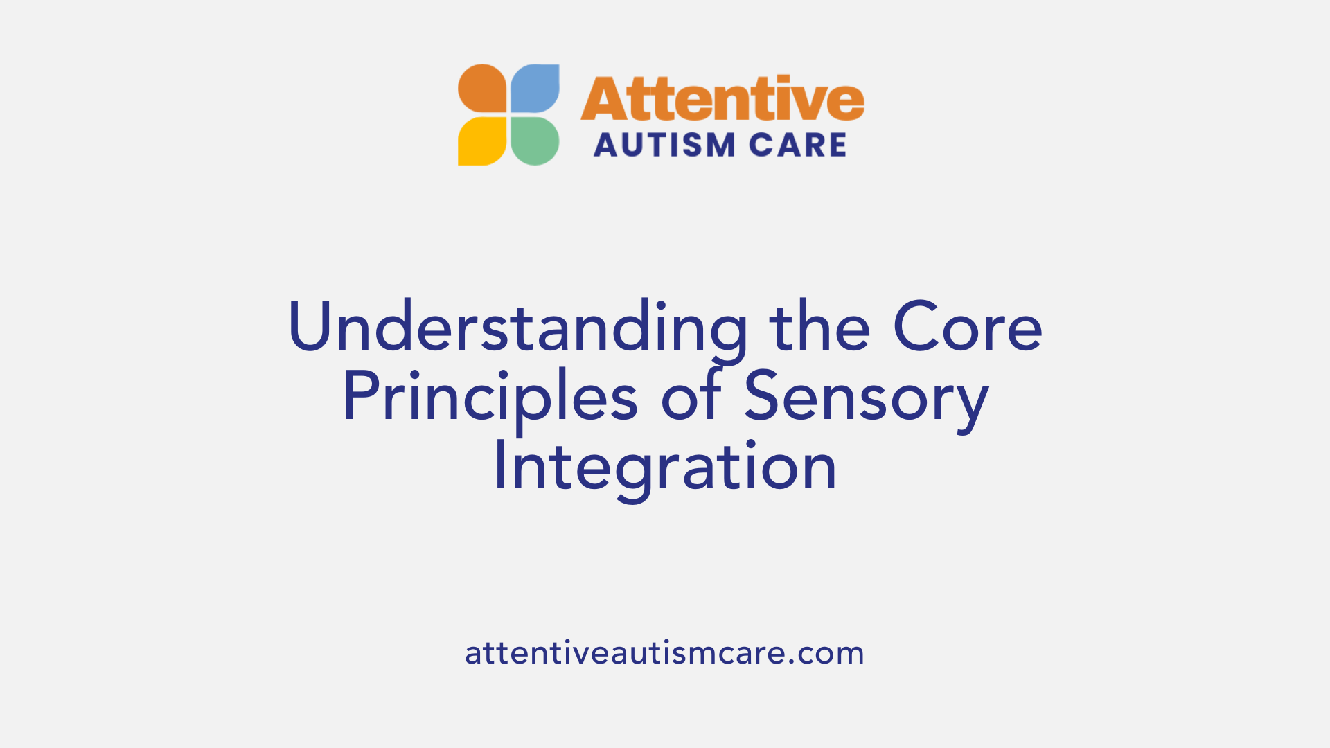 Understanding the Core Principles of Sensory Integration
