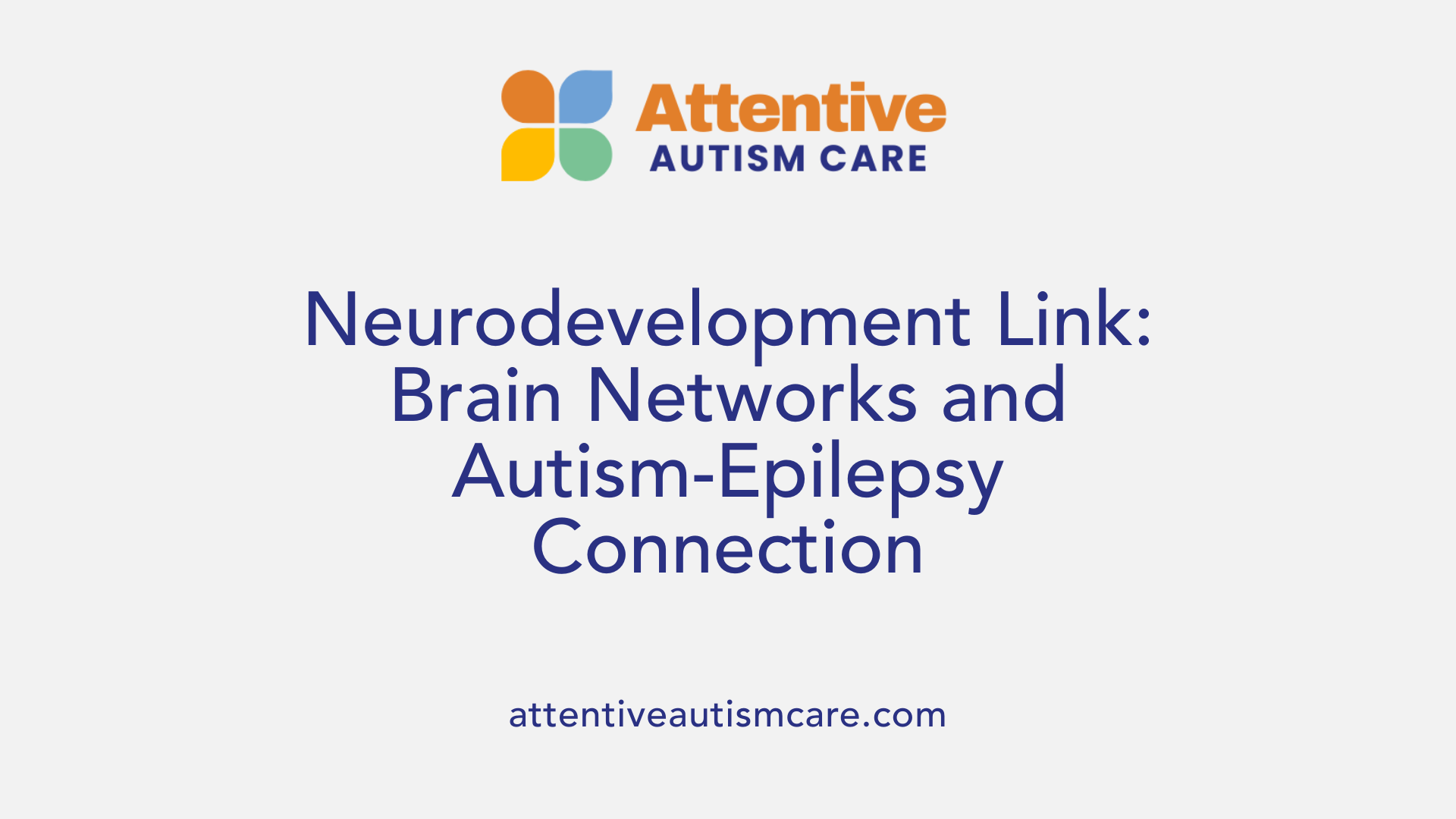Neurodevelopment Link: Brain Networks and Autism-Epilepsy Connection