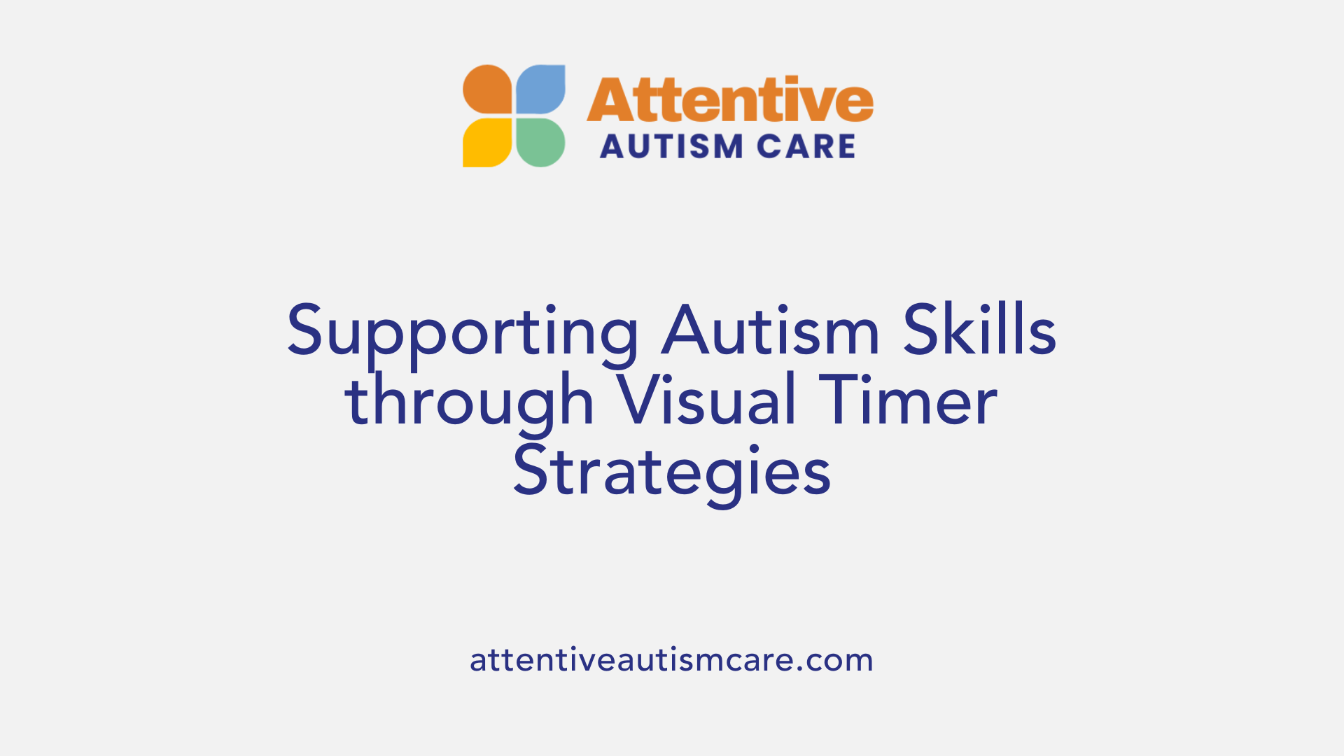 Supporting Autism Skills through Visual Timer Strategies