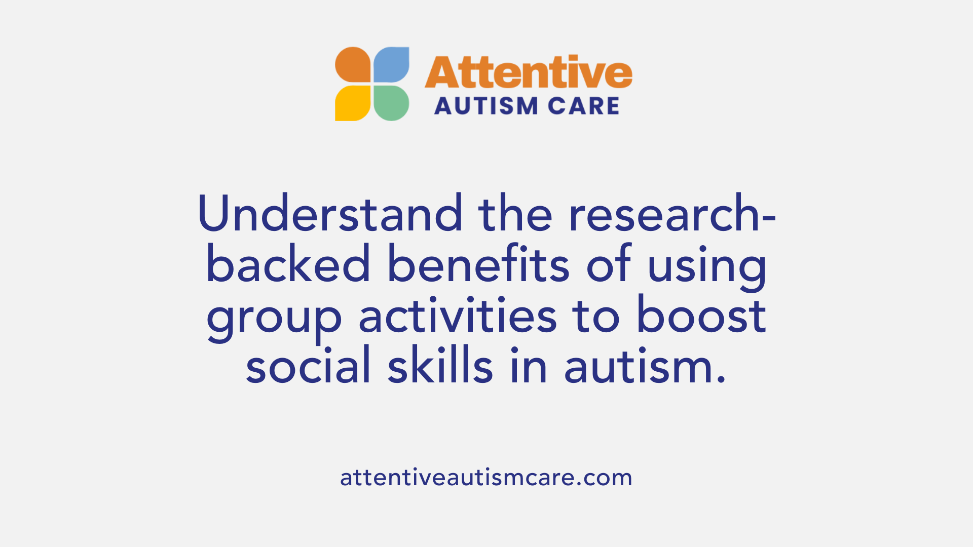 Understand the research-backed benefits of using group activities to boost social skills in autism.