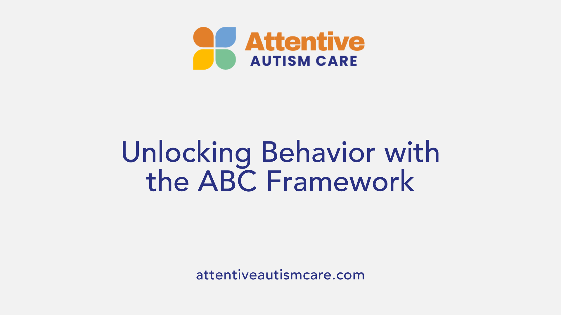 Unlocking Behavior with the ABC Framework