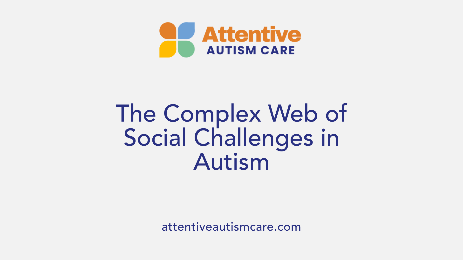 The Complex Web of Social Challenges in Autism