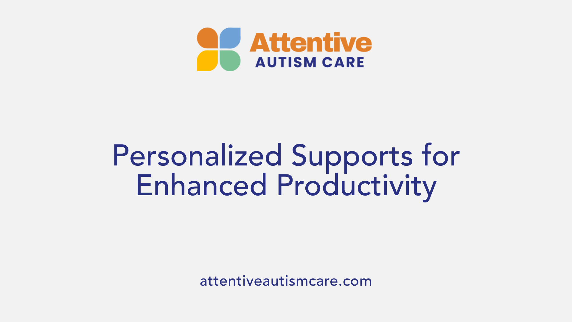 Personalized Supports for Enhanced Productivity