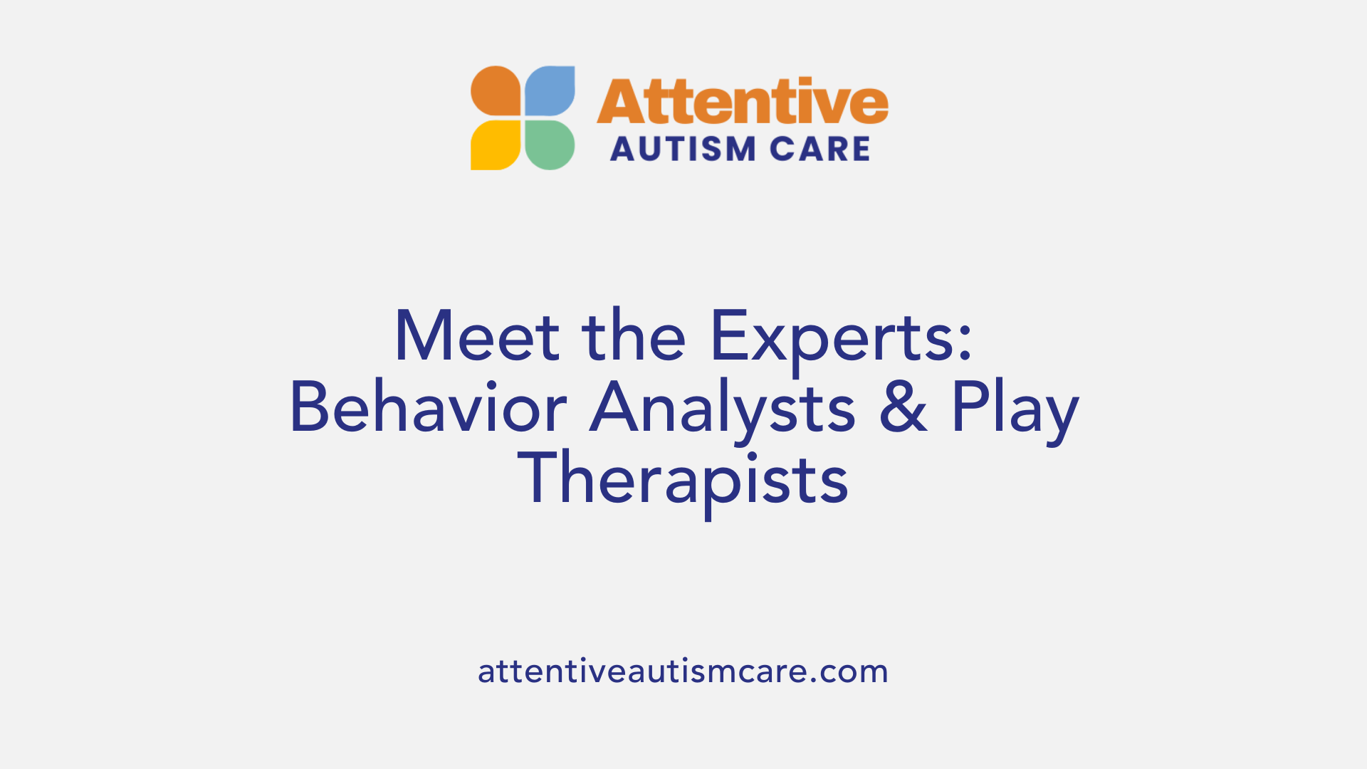 Meet the Experts: Behavior Analysts &amp; Play Therapists