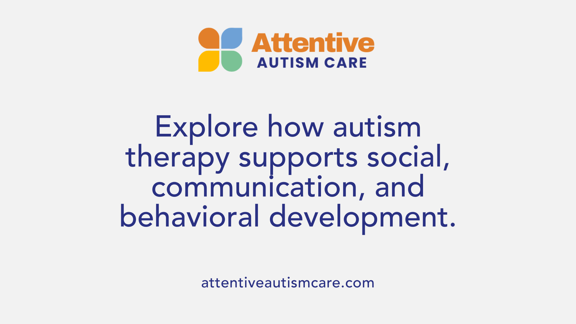 Explore how autism therapy supports social, communication, and behavioral development.