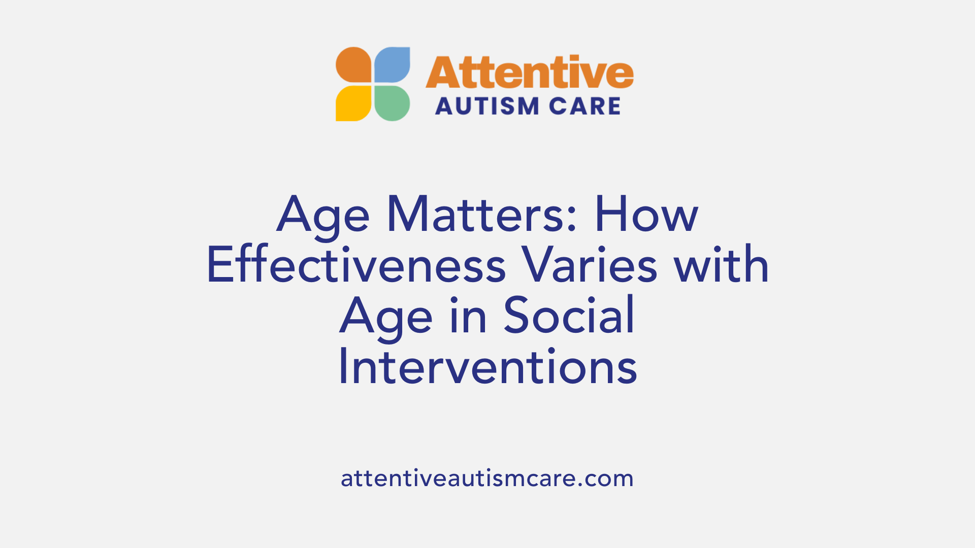 Age Matters: How Effectiveness Varies with Age in Social Interventions