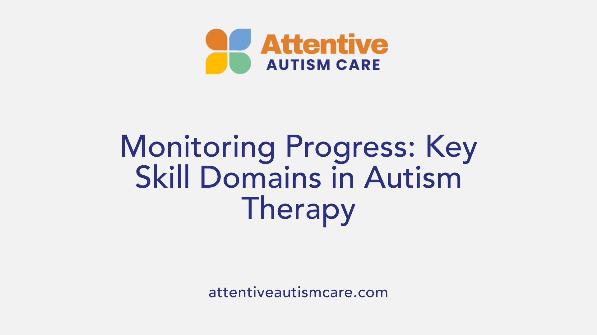 Monitoring Progress: Key Skill Domains in Autism Therapy