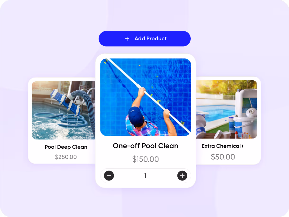 Mobile screen showing payment setup interface with card options and amount field.