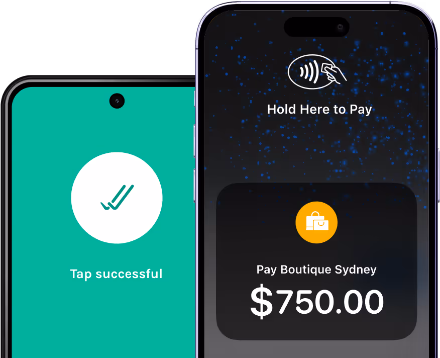 tap to pay pebl mobile mock