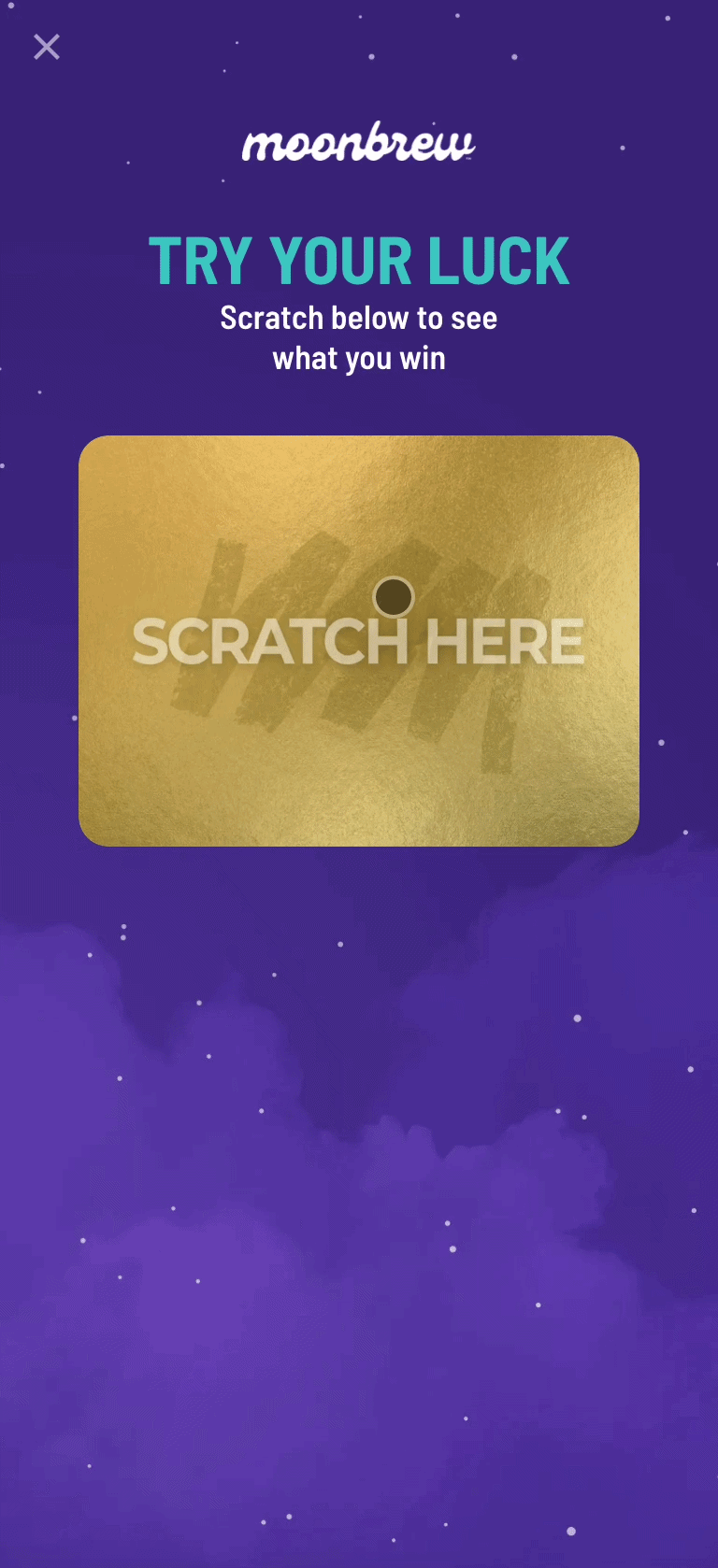 Gamified Try Your Luck popup