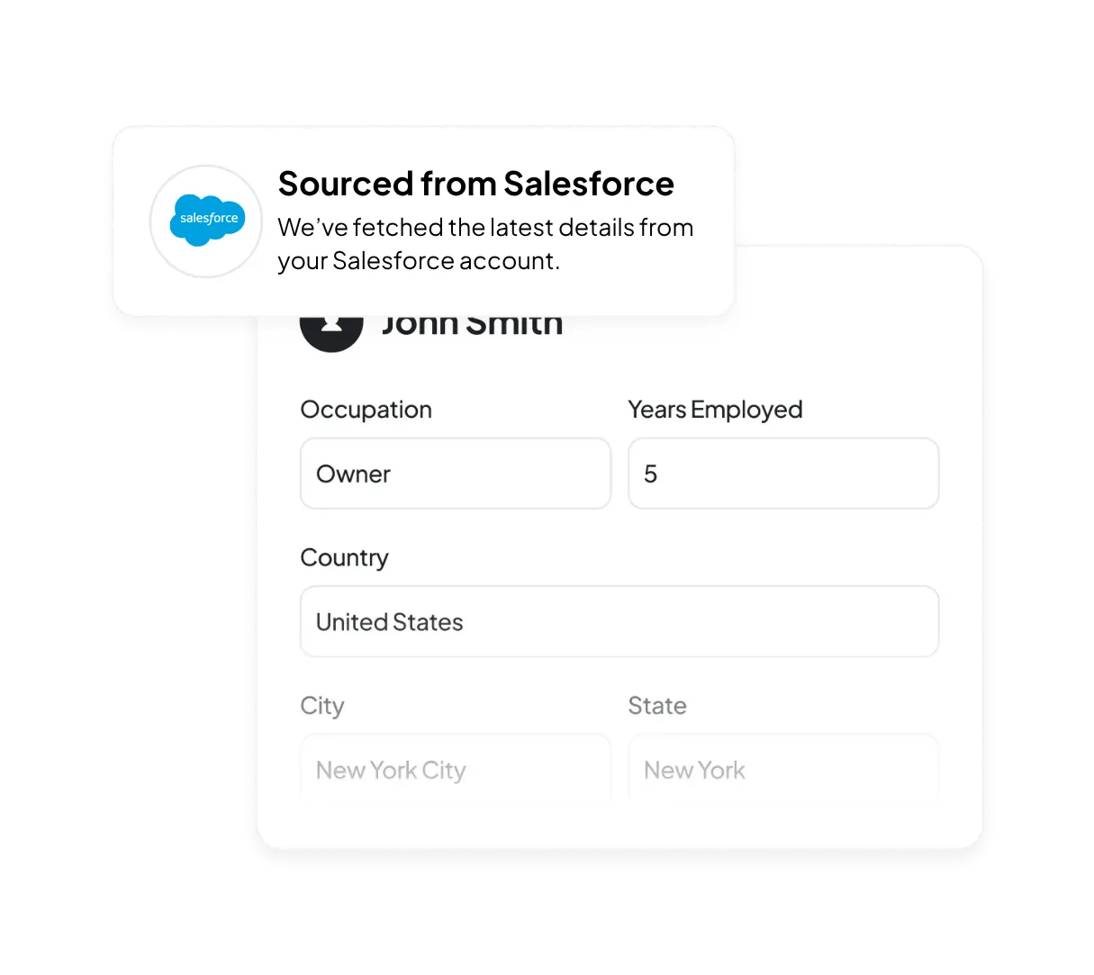Wealthbox user profile showing business owner details in New York