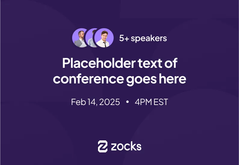 The placeholder text of conference goes here.