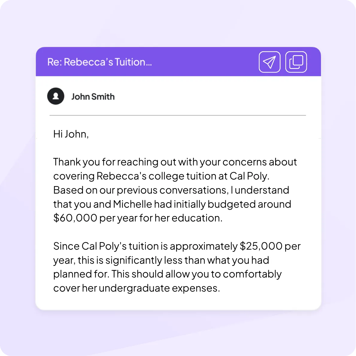 Zocks AI Meeting Assistant email reply eMoney integration