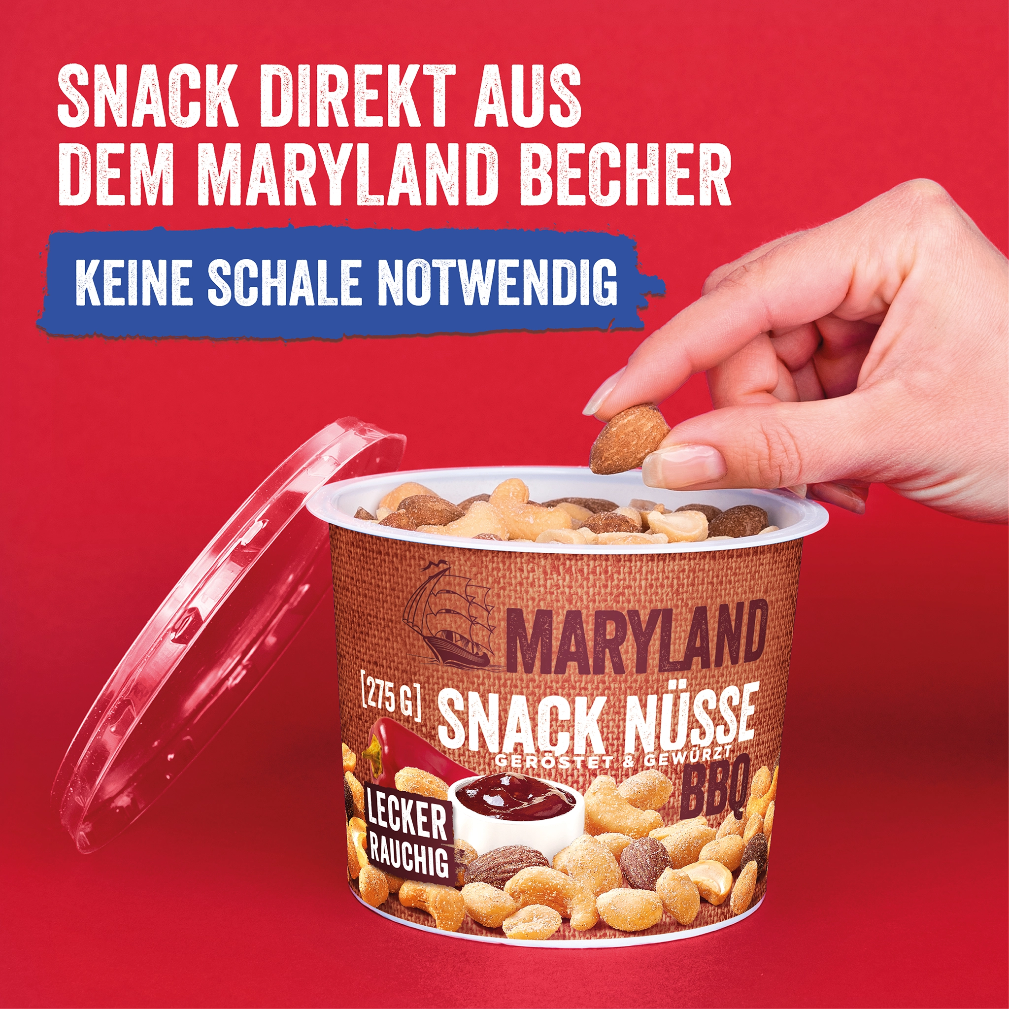 Snack Nüsse BBQ