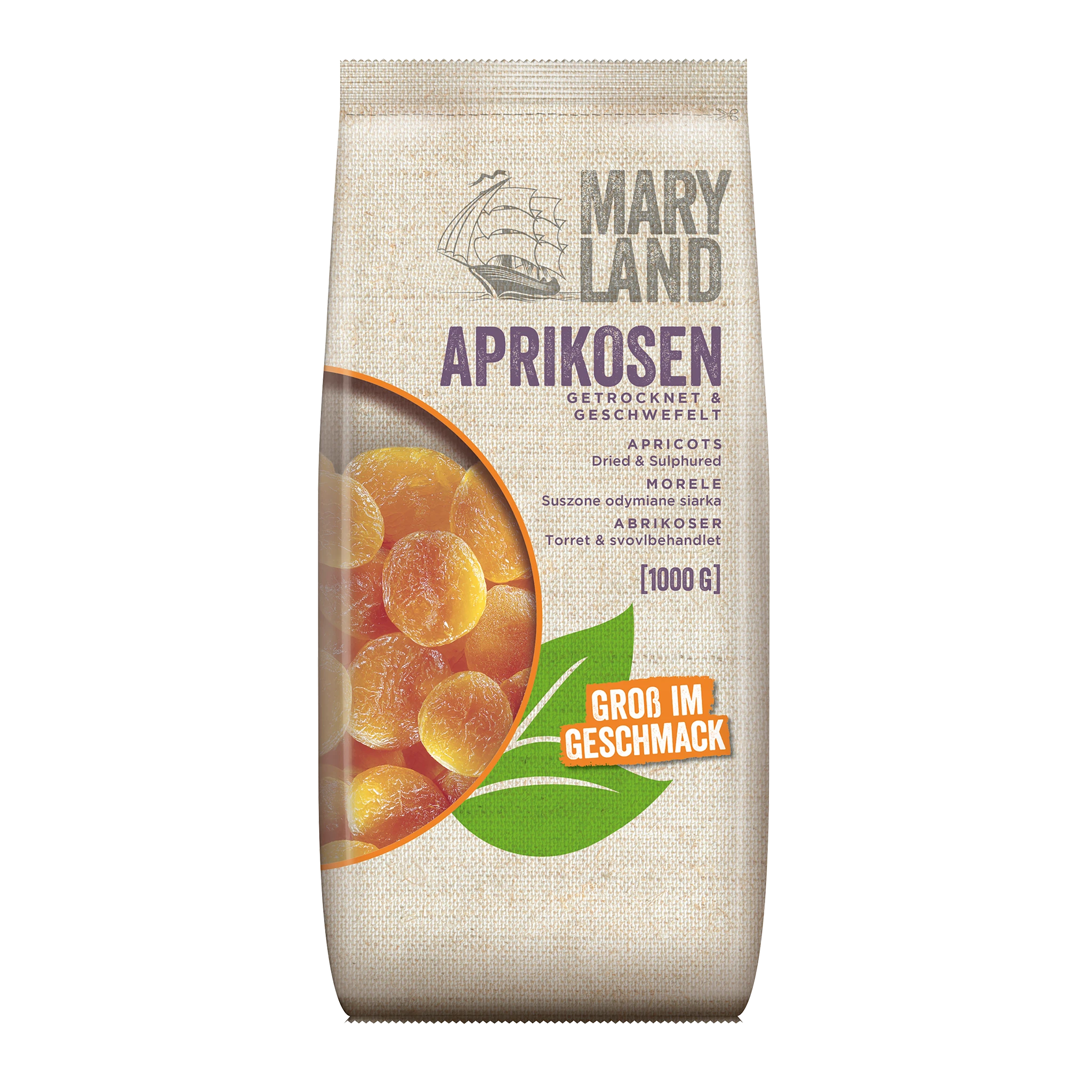 Aprikosen geschwefelt
