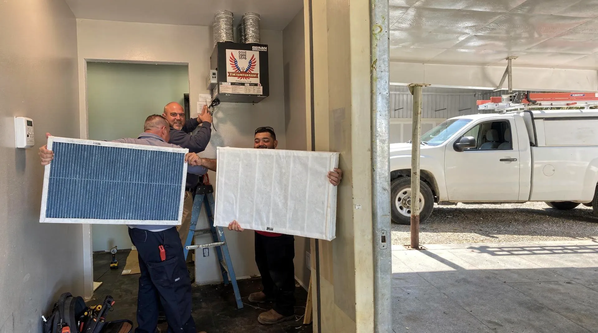 Fiberglass air filters are less efficient and generally need to be changed every 30 days