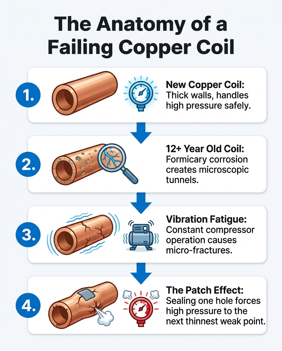 The Anatomy of a Failing Copper Coil