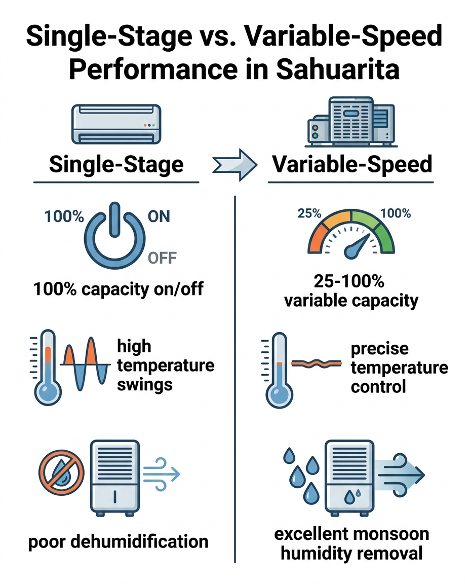 Single-Stage vs. Variable-Speed Performance in Sahuarita