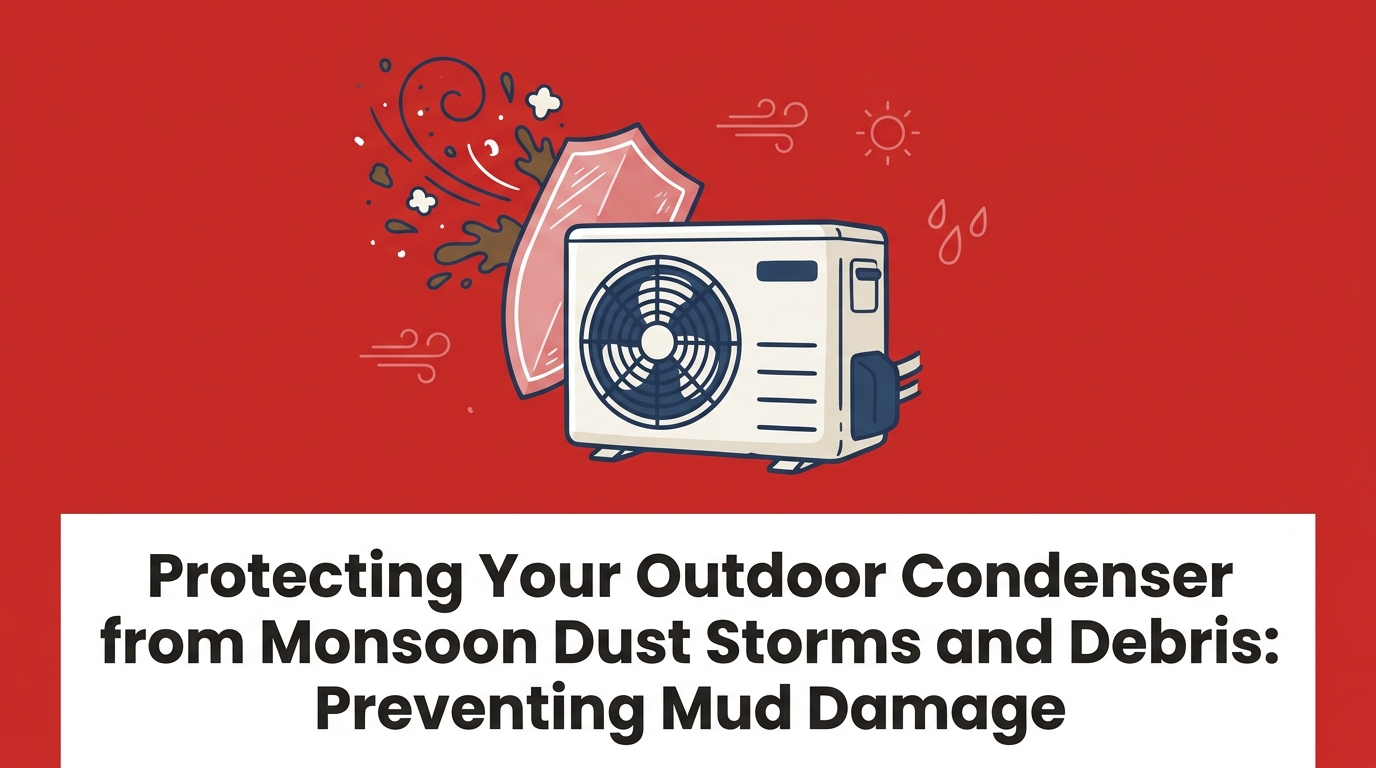 Protecting Your Outdoor Condenser from Monsoon Dust Storms and Debris