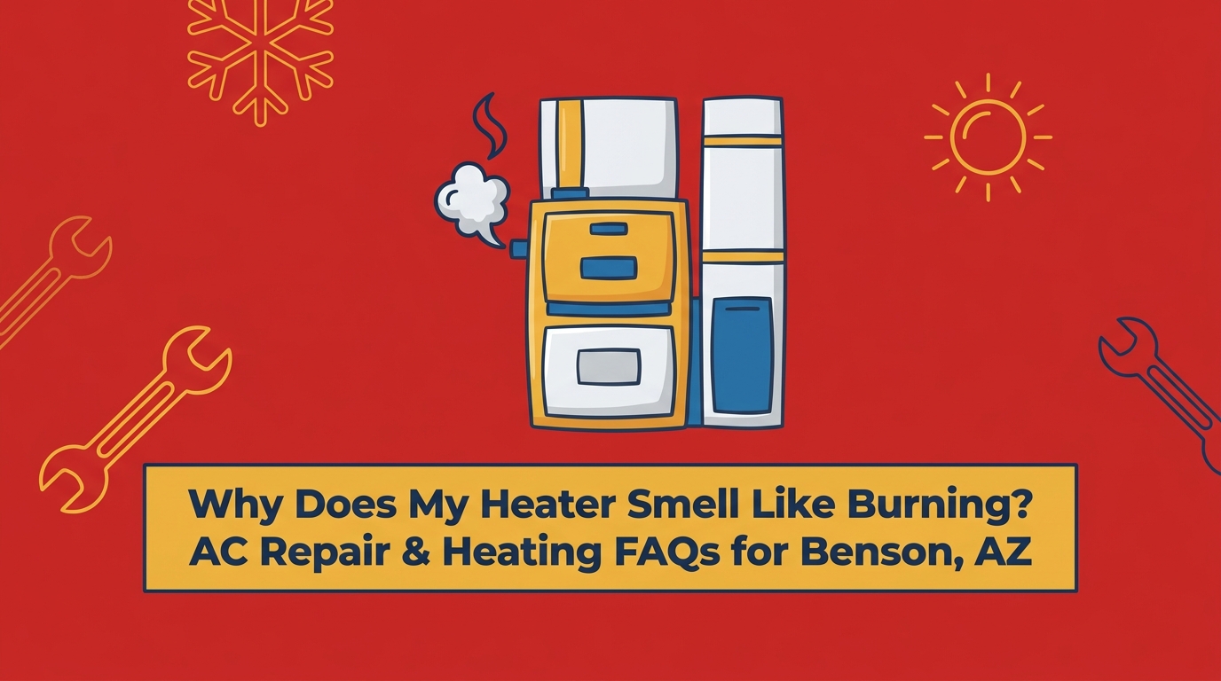Why Does My Heater Smell Like Burning? AC Repair & Heating FAQs for Benson, AZ
