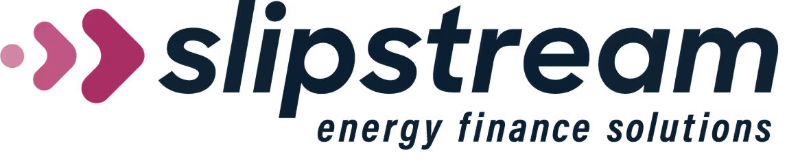 Slipstream logo for energy finance solutions, highlighting innovative financial services in the energy sector.