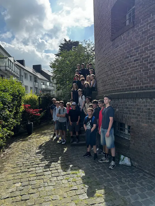 Gruppenfoto vorm Wasserturm Wesel
