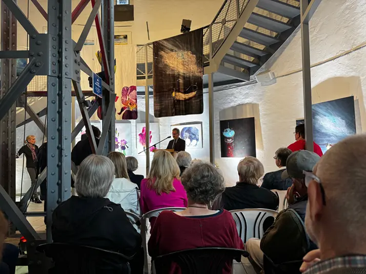 Event im Wasserturm. Vortrag