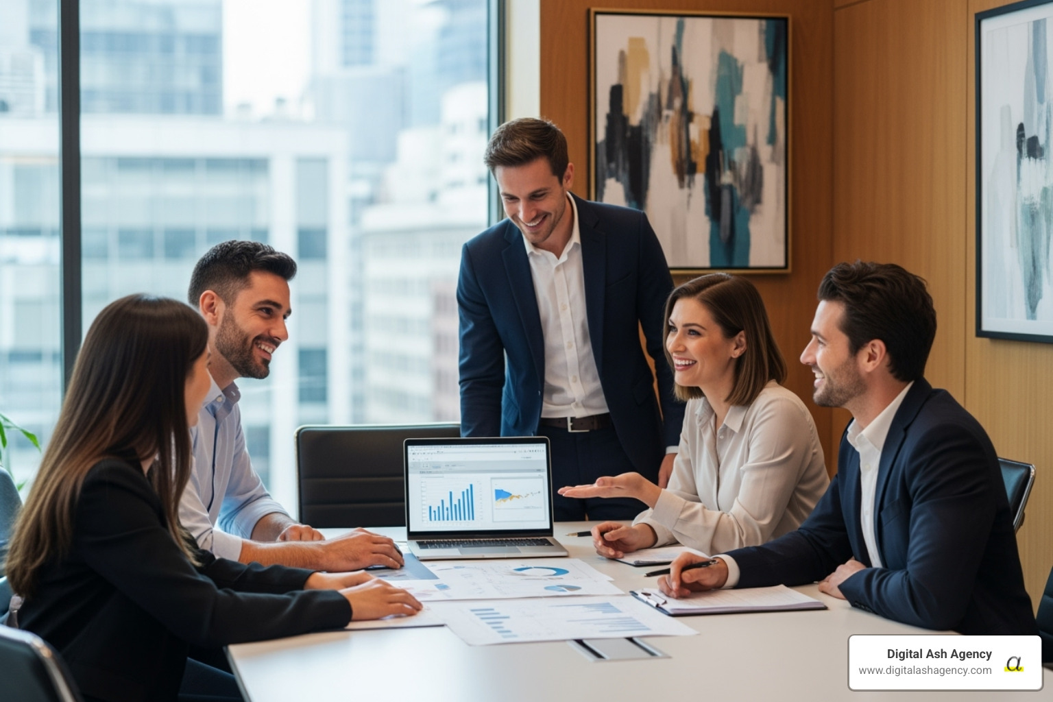 professional website on a laptop and a person networking - Starting a private practice