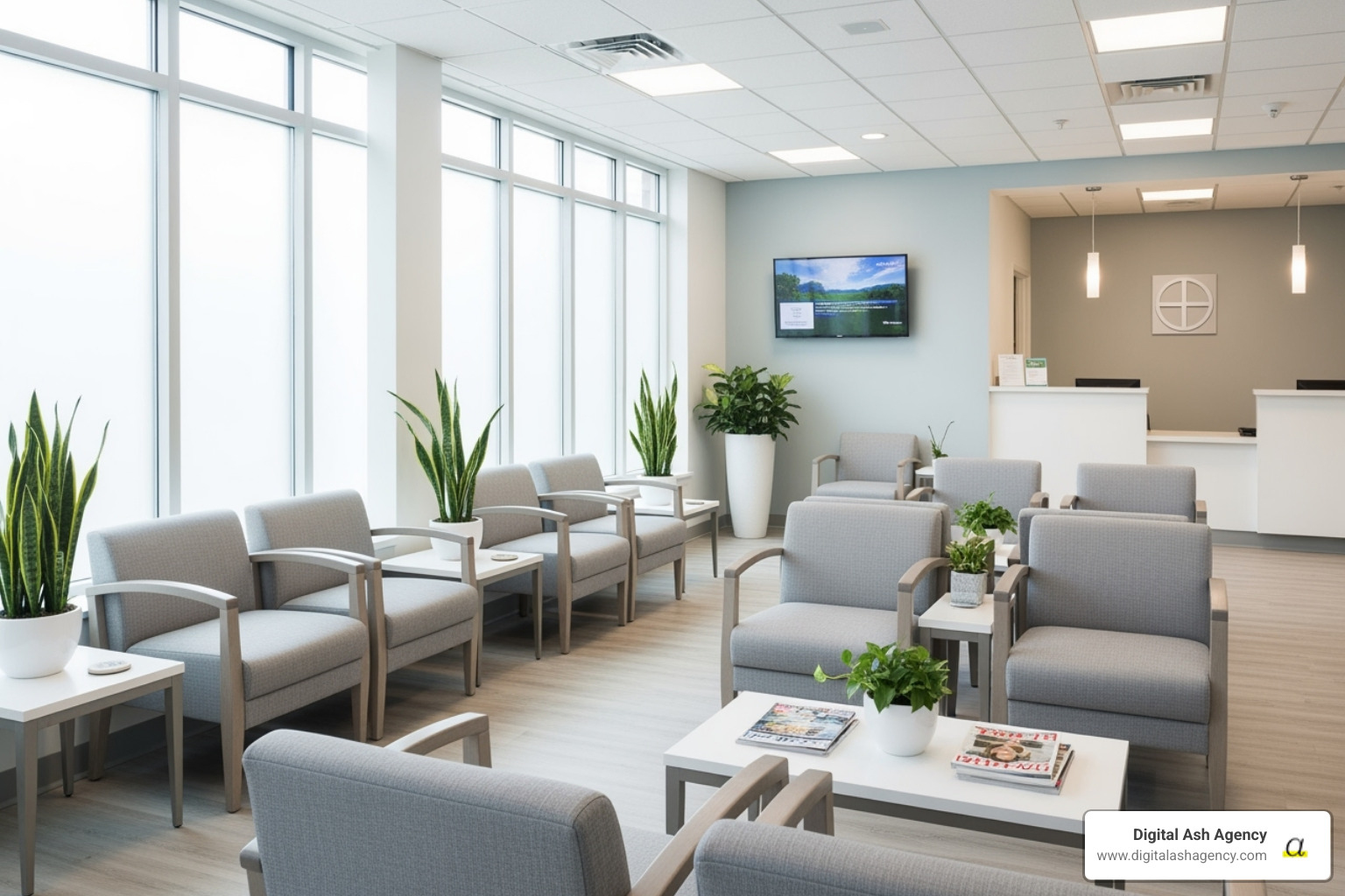 modern medical office waiting room - checklist for starting a new medical practice