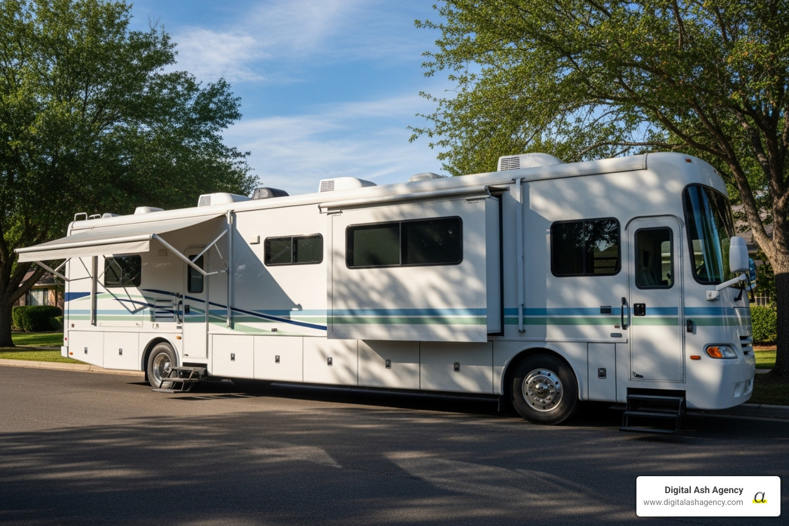 A mobile medical unit, like the Crews'n Healthmobile, parked in a neighborhood - Medical community outreach