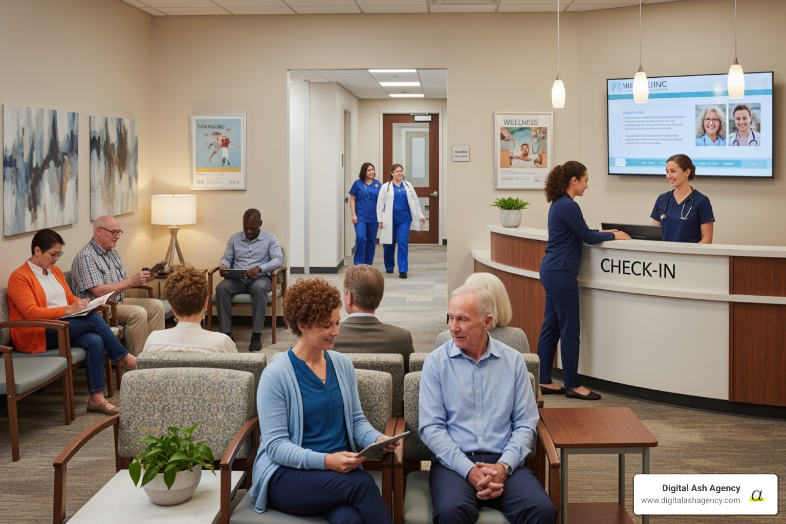 clinic's professional website on desktop and mobile - Marketing for clinics clinic's professional website on desktop and mobile - Marketing for clinics