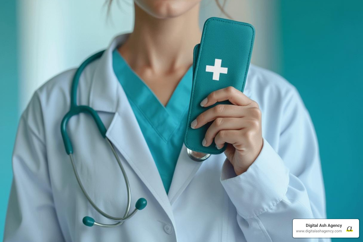 A brand style guide showing a logo, color palette, and typography for a fictional clinic - Healthcare brand identity A brand style guide showing a logo, color palette, and typography for a fictional clinic - Healthcare brand identity