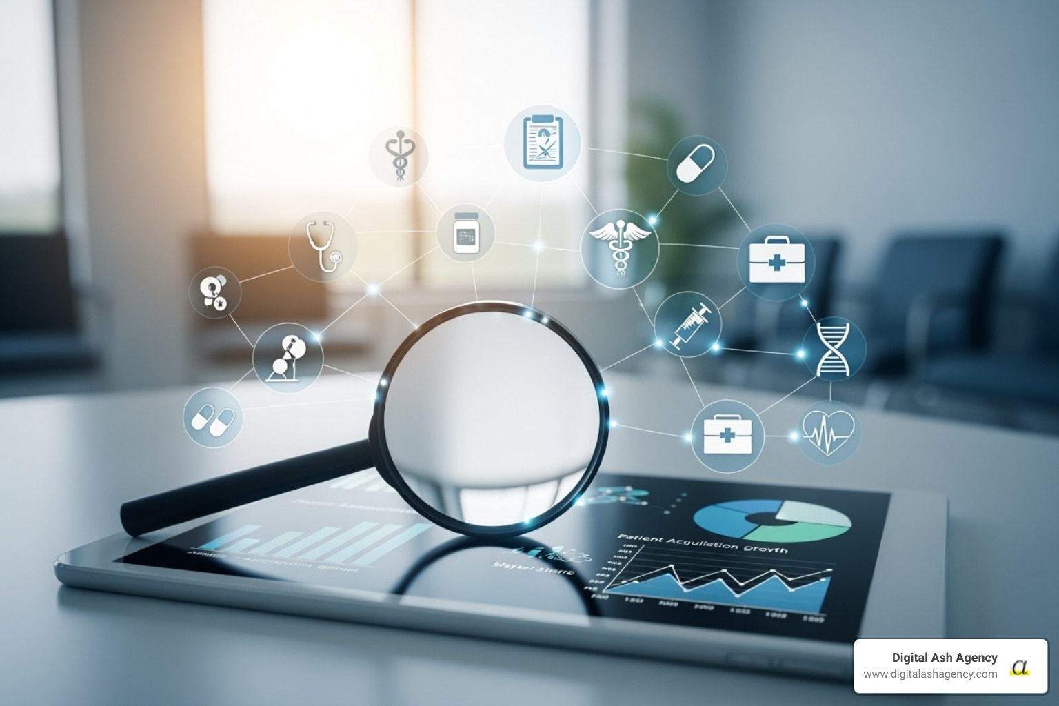 clean, professional, and mobile-responsive internal medicine website on a phone and desktop - Internal medicine marketing clean, professional, and mobile-responsive internal medicine website on a phone and desktop - Internal medicine marketing