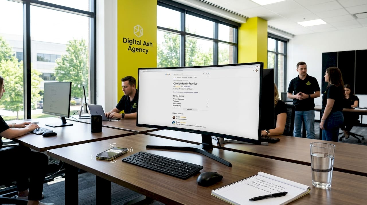 Google Business Profile displayed on desktop