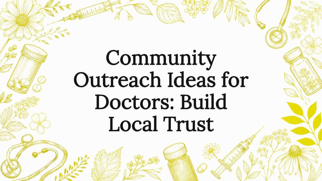 Community Outreach Ideas for Doctors: Build Local Trust