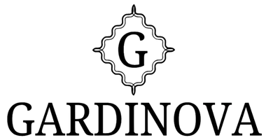 Gardinova hel svart logotyp