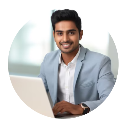 Photo of Vikram R., CEO of a SaaS company, recommending the best digital marketing agency for delivering exceptional services and measurable results.