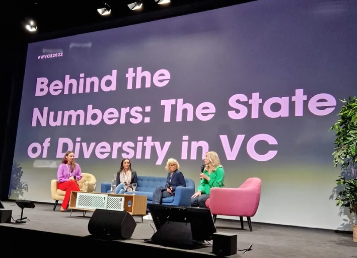 4 Woman on the Stage of "Behind the numbers: The state of Diversity in VC"