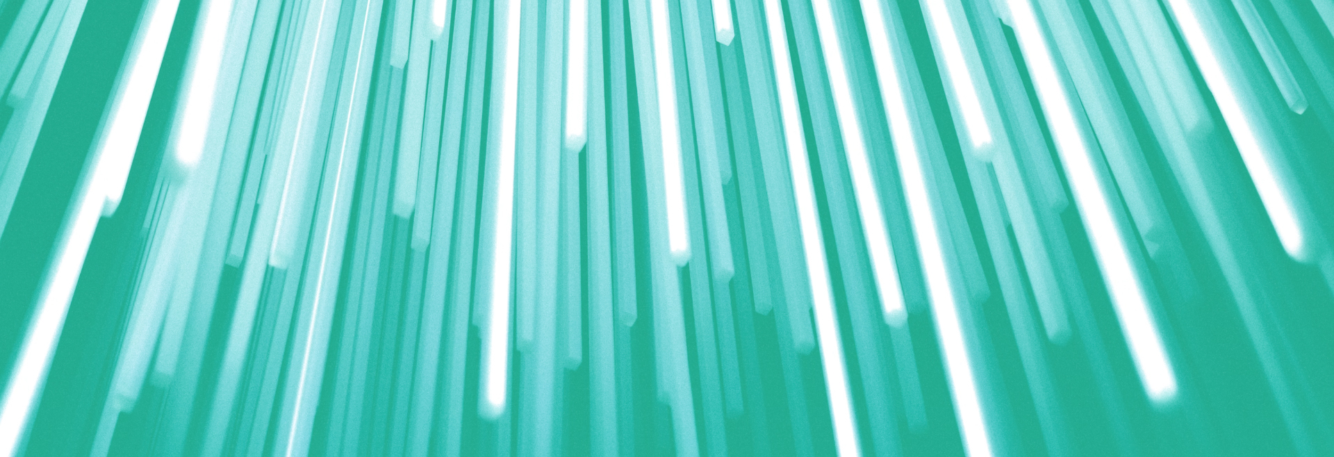Green data strands that symbolize Yunio, an SAP interface from Theobald Software.