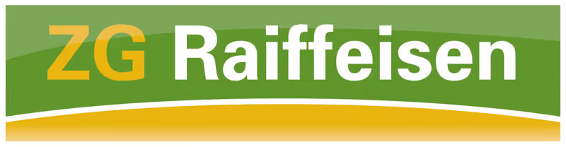 Logo von ZG Raiffeisen.
