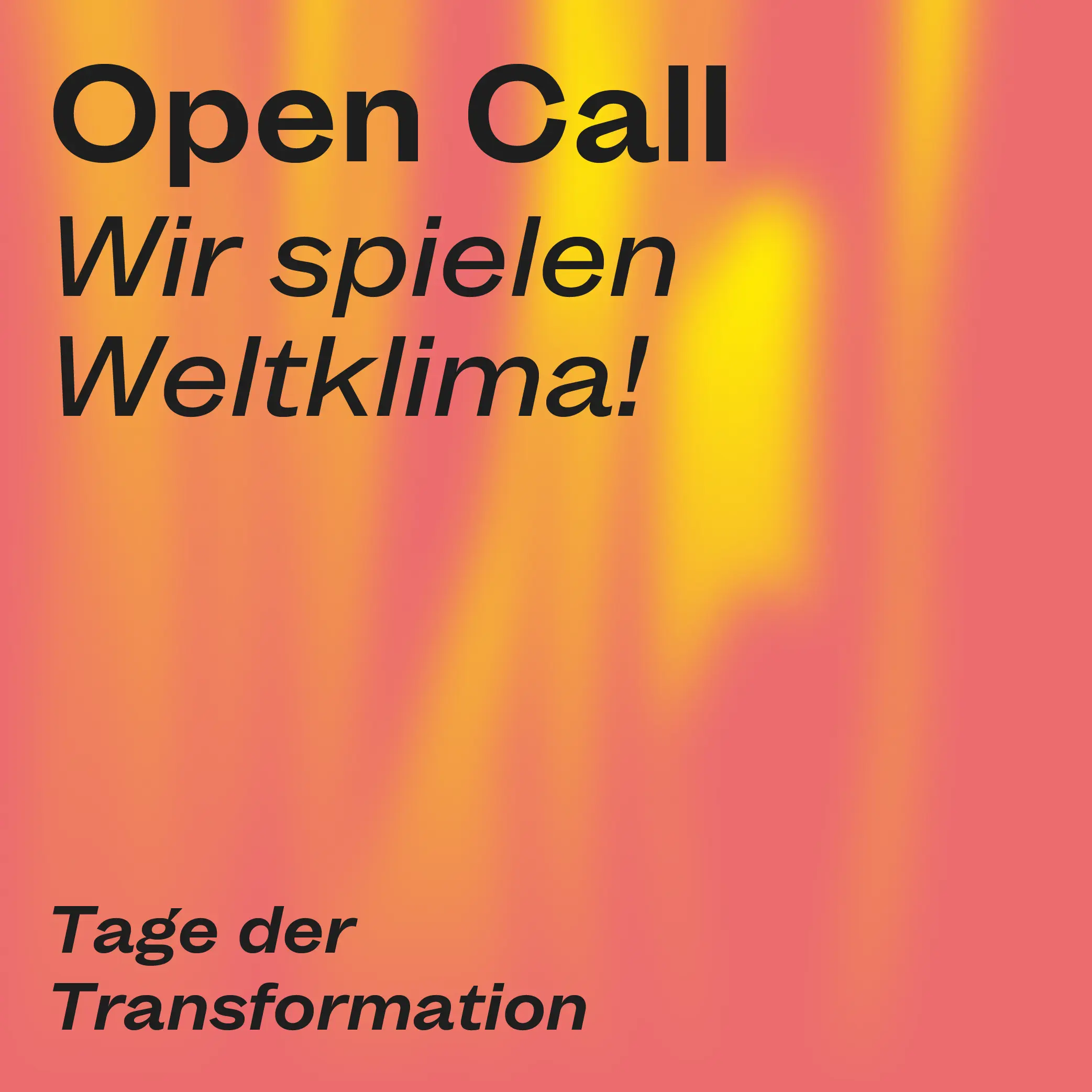 Tage der Transformation: Stipendienprogramm 2026