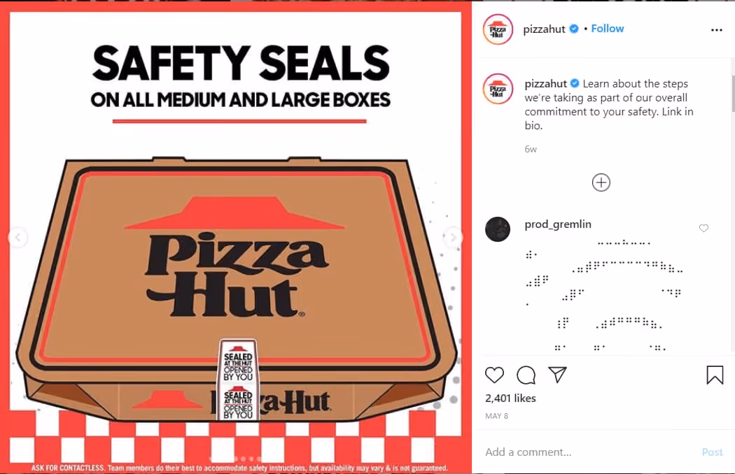 pizzahut facebook page