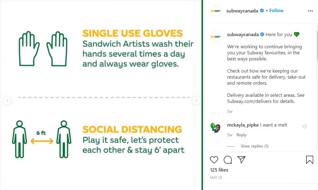 subwaycanada facebook page