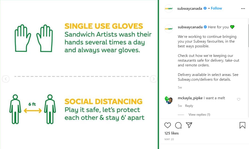 subwaycanada facebook page