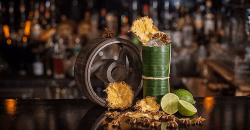 unique presentations at bars