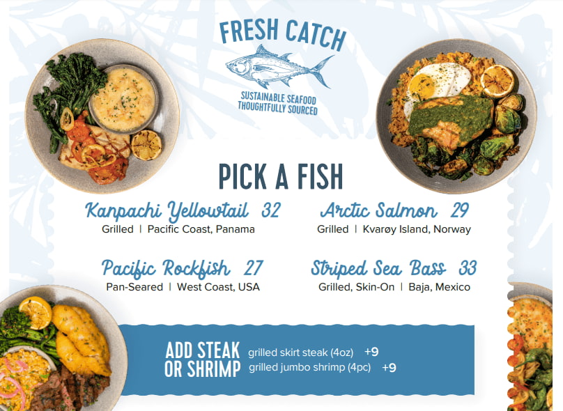 pacific catch fresh menu