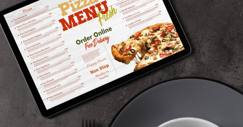 pizza fresh menu