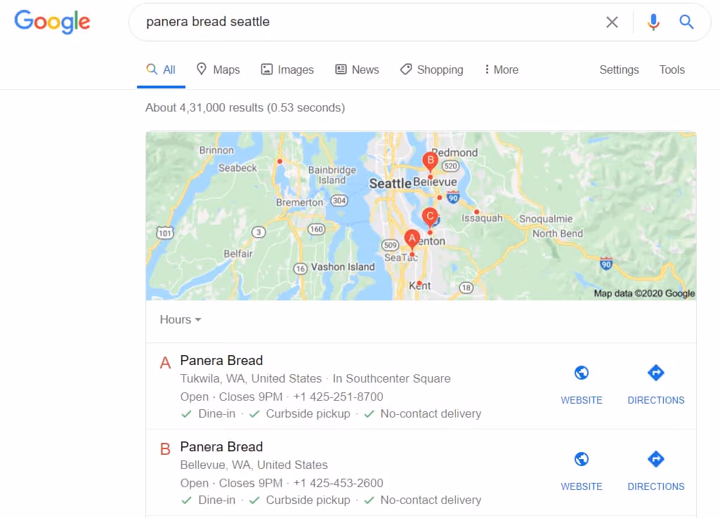 panera bread scattle restaurant