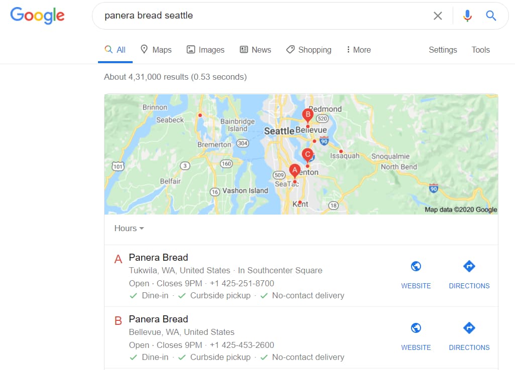 panera bread scattle restaurant